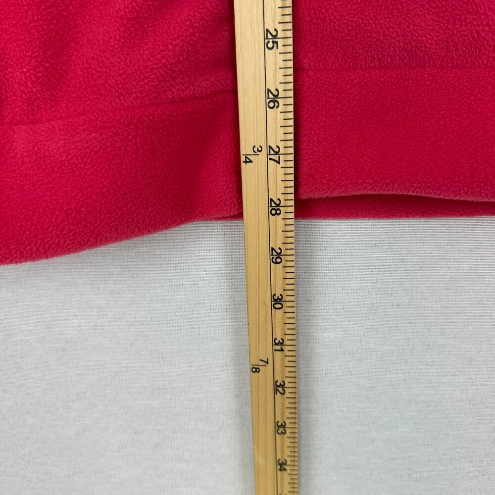 TEK GEAR WOMEN'S FULL-ZIP FLEECE JACKET IN HOT PINK, MOCK NECK POCKETS SIZE 1L - Picture 7 of 11